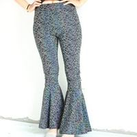 Airpow Cleance lared pantalone Ženska cool faza Šarene reflektirajuće hlače modne tanke hlače velike