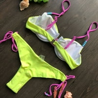 Žene kupaćih kostima Europska i američka potkopava Split Bikini Ženski kupaći kostimi Ženski omotač