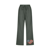 Izađite u stilu sa Jerdarovim elastičnim labavim hlačama - moderan izbor za ženske vojske zelene l veličine