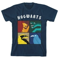 Harry Potter Hogwarts House Mascotototoče Movy Plava majica-XL