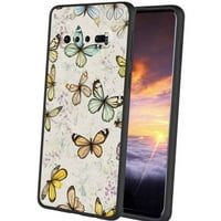 Leptir-telefonska futrola, deginirana za Samsung Galaxy S10 + Plus Case Muškarci Žene, Fleksibilan silikonski