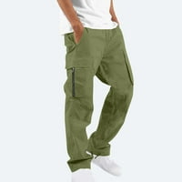 CLLIOS muške teretne hlače plus veličina Atletska hlače na otvorenom vojne pantalone Klasične ravne