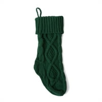 Božićni ukrasi Čarape Izdržljive tkanine Čarape Božićna zabava Svečani dekor bijeli