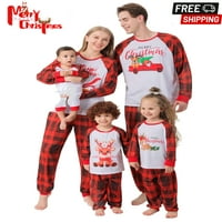 Božićne pidžame za obitelj, termički kaid