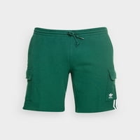 Adidas originali 3-pruge teretni kratke hlače kolegijalne zelene veličine velike