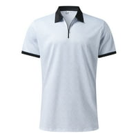 Aaiaymet Polo T majice za muškarce muške polo majice s dugim rukavima pamučne košulje za muškarce Slim