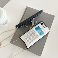 Kompatibilan je s iPhone Pro, elegantnim novčanikom PU kožna futrola sa držačem za prekrivač za prekrivač