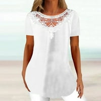 Majica za žene Kućni odmor Atletska ženska majica Bijela veličine xxl