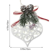 Meuva božićni ukrasi božićne stablo ljepljive ukrase konuse igle ukrasni privjesak izgled kreativnog