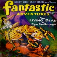 Fantastične avanture - Živi mrtvi poster Print Mary Evans Library Slika
