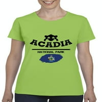 Normalno je dosadno - Ženska majica kratki rukav, do žena Veličina 3XL - Nacionalni park Acadia