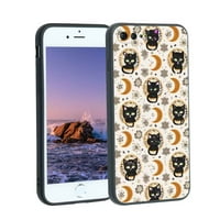 Kompatibilan sa iPhone Plus telefonom, Mystic-Cute-Crno-lunarne mačke - Kućište za muškarce, fleksibilno