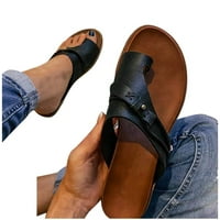 Gakvov Flip papuče za žene Ležerne prilike ljetne udobne ortopedske cipele Dame Prsten Otvoreni nožni