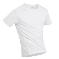Muške majice s kratkim rukavima teretane Brza suha majica Fitness Basic okrugli vrat Kreativna hidrofobna