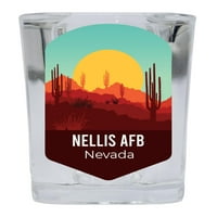 Nellis AFB Nevada Suvenir Squane Shot Scal Pustinjski dizajn