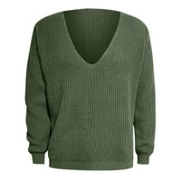 HFolob muns majica Muška modna casual pletena vuna V izrez dugih rukava džemper jakna za muškarce