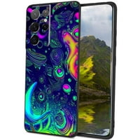 Kompatibilan sa Samsung Galaxy S ultra ultra telefonom, psihodelic-trippy-vanzemaljski-Art-Visuals-Colors