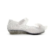 Princeze cipele za djevojke Elsa Sliver Sandals Cipele Toddler Bow Jelly Cipele Princess Baby Beach
