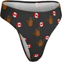 Slatki kanadski komudnjak Marmot Ženski kamenci Seksi t Natrag G-Strings Gaćice Donje rublje Panty