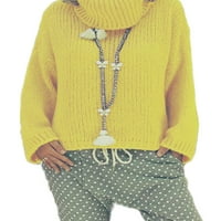 Niuer Women Loose Knit pleteni džemperi Dame Ležerne prilike pulover s dugim rukavima Chic Solid Boja