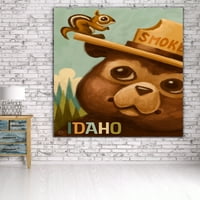 Idaho, dimočni medvjed i vjeverica