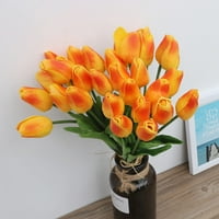 TEBRU Umjetni cvijet, umjetni real-touch cvijet lažni cvijet poklon za kućnu sobu vjenčani dekor