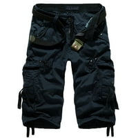 Teretne kratke hlače za muškarce Ležerne ljeto Čvrsto čipke gore na otvorenom Muit-džepni lagani trener