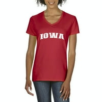 Arti - Ženska majica V-izrez kratki rukav - Iowa
