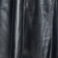 WAVSUF kožni kaputi za muškarce casual gumb se uklanjaju crne kapute veličine m