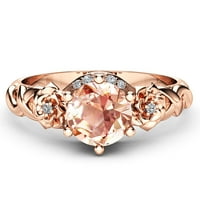 Art Nouveau morgatitni zaručnički prsten
