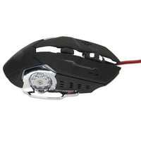 Žičani igrački miš, svjetlo za disanje 1200DPI RGB mehanički dizajn Žičeni mehanički miša za računarsku