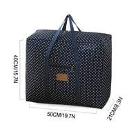 TutunAumb Extra Velike vrećice za višekratnu upotrebu s jakim ručkama i zatvaračima teška torbica za