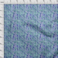 Onuone pamuk poplin ljubičasto plavi tkanini cvjetni akvarel sa šivaćim materijalom za šivanje tkanina