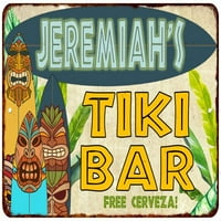Jeremiah's Tiki Bar otok Poklon znak Metalni zidni dekor 112180058247