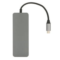 C razdjelnik, u USB C HUB Grey USB 3. Portovi Aluminijska legura za štampače za tastature