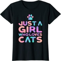 Samo djevojka koja voli majicu majica slatka mačka