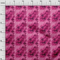 Onuone pamučne kambric Fuschia ružičasta tkanina kravata boja šivaći zanatske projekte Tkanini otisci