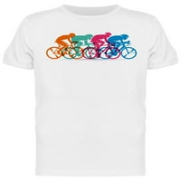 Šarena biciklistička trkačka majica Muškarci -Mage by Shutterstock, muški medij