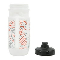 Biciklistička boca za vodu, stisak biciklističke sportske boce za vodu 550ml zalogaj za jahanje bijelog