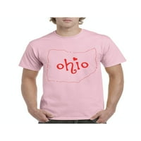 Normalno je dosadno - muške majice kratki rukav, do muškaraca veličine 5xl - mapa Ohio