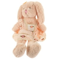Crtani zeko u haljini lutka za spavanje plišana zečja lutka punjena životinja za djevojku