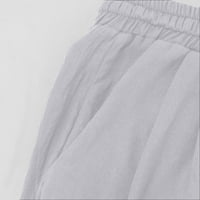 Symoidne muške velike i visoke hlače za čišćenje casual nacrtavajuće sive muške hlače pantalone veličine