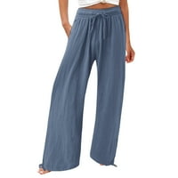 Kiplyki Clearence ženske joge hlače elastične labave hlače ravno široke pantalone za noge
