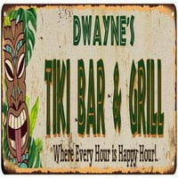 Dwayne's Tiki Bar & Grill Metal Decor 108240040137