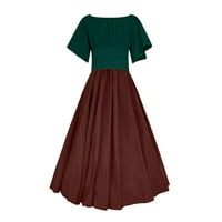 Srednjovjekovna haljina za renesansu žene s korzetom plus veličina Ball haljine kostim vintage duga