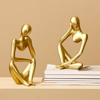 Yebay Sažetak mislioca Skulptura figurice Kreativna soba Sandstone Poklon Početna Dekor
