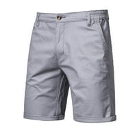 Asdoklhq muške kratke hlače Atletski Cleancemen Casual Sport Summer Solid Labave kratke džepne hlače