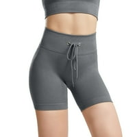 Ženske joge hlače Tummy struk vježbanje visoke joge gamaše hlače čvrste hlače kontroliraju joga hlače