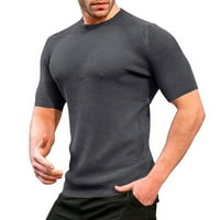 Pedorto Polo majice za muškarce velike i visoke osnovne osnove Muška majica s kratkim rukavima za muškarce Tamno siva, 2xl