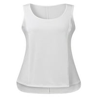 Grianlook Women The Tank TOPS Dugme Ljeto TOP SOLD COLOR T SHIrts Ladies Loover Pulover seksi bez rukava
